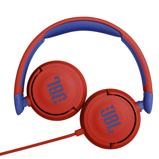 JBL Jr310 - Red - Kids on-ear Headphones - Detailshot 3